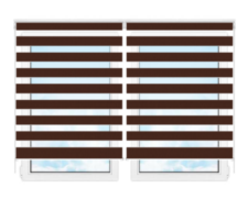 Рулонные шторы мини День Ночь Делия 109 цена. Купить в «Мастерская Жалюзи»