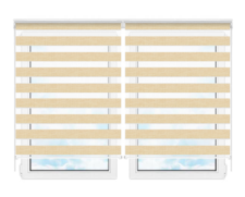Рулонные шторы мини День Ночь Бергамо 202 цена. Купить в «Мастерская Жалюзи»