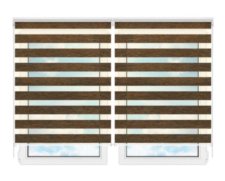 Рулонные шторы мини День Ночь Палермо-19 цена. Купить в «Мастерская Жалюзи»