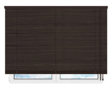 Бамбуковые горизонтальные жалюзи - 305 черный цена. Купить в «Мастерская Жалюзи»