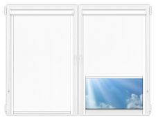 Кассетные рулонные шторы UNI Респект-БО-белый цена. Купить в «Мастерская Жалюзи»