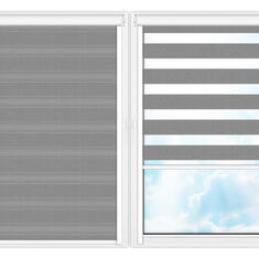 Кассетные рулонные шторы День Ночь Версаль-90