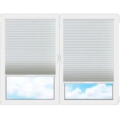 Плиссе (шторы, жалюзи) пальма св кремовый